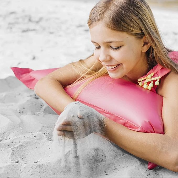 Large 50 Pound Play Sand, Finely Graded, Fully Washed and Easy to Use for Children's Art, Trays, and Sandbox, 4 Pack