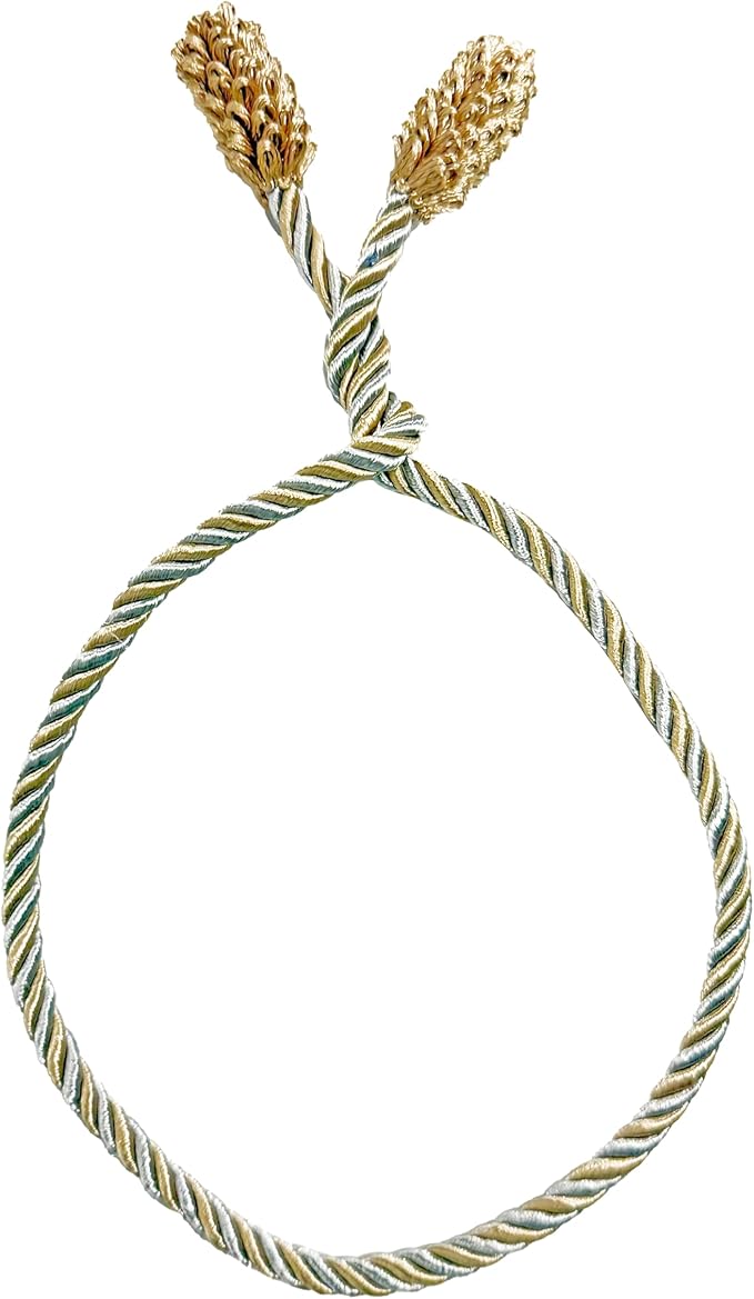 Haute Decor Decorative Garland Ties, 6 Pack, 20 inches - Hang Garland, Lights, and Decorations