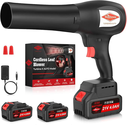 Leaf Blower Cordless with Battery and Charger, 1000,000 RPM,One-Touch Lock Mode, Lightweight Handheld Design,Blower for Patio Cleaning,car Blowing Water, Blowing Leaves and Dust
