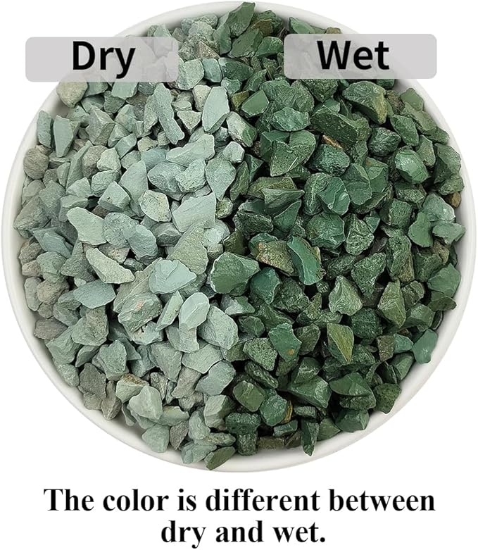 Succulents and Cactus Green Zeolite Rocks, Decorative Stones Pebbles for Indoor Plants, Bonsai, Fairy Gardening, Terrarium, 5lb