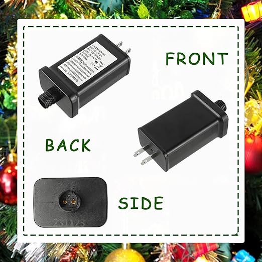 LED Power Supply 29V 18W TS-18W29V LED Transformer Class 2 Power Unit US Plug Adapter Replacement, for Christmas String Light Inflatable Decorations, Christmas Holiday Lighting