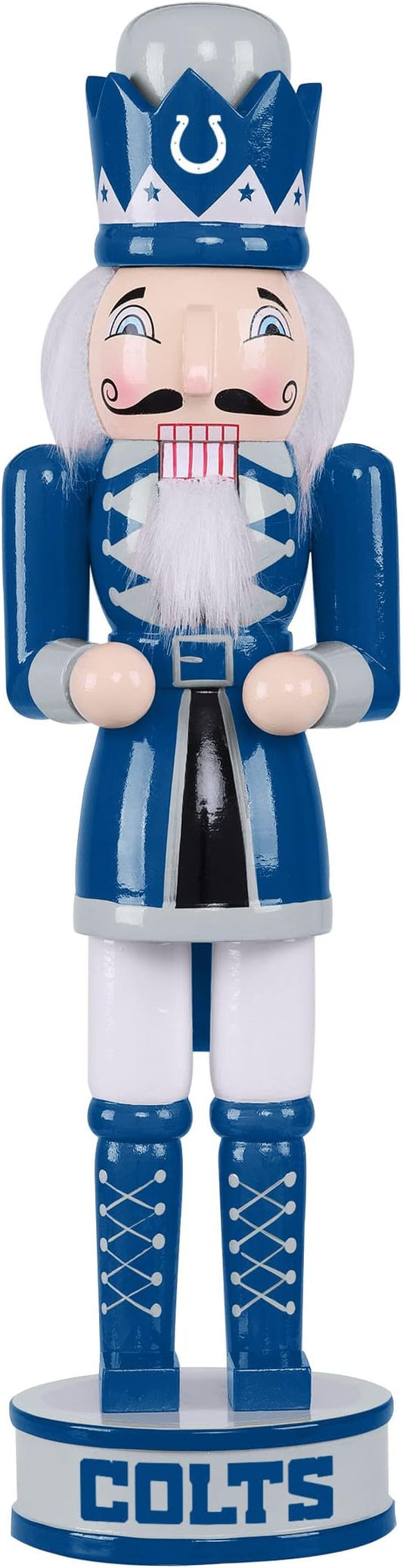 foco NFL Team Logo Collectible Holiday 14" Nutcracker