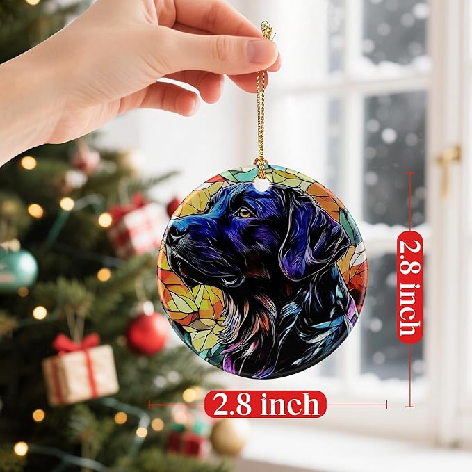 Black Labrador Retriever Ornaments, Dog Christmas Ornaments: Christmas Tree Decorations, Holiday Decor, Stocking Stuffers, Gift Ideas, Xmas Gift, Dog Lover Gifts & Pet Lover Gifts
