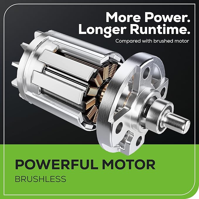 Greenworks 80V 21" Brushless Cordless (Push) Lawn Mower (LED Headlight + Aluminum Handles), 4.0Ah Battery and Rapid Charger Included (75+ Compatible Tools)