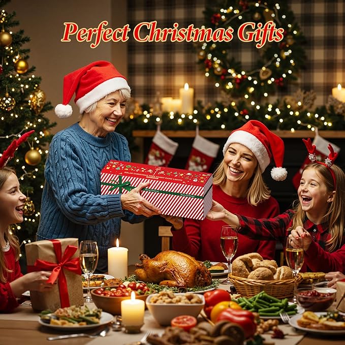 12 Pack Christmas Decorations Outdoor, Solar Christmas Tree Lights with 156 Bright LED and 10 Lighting Modes, 7 Colorful Waterproof Xmas Decor for Pathway Yard