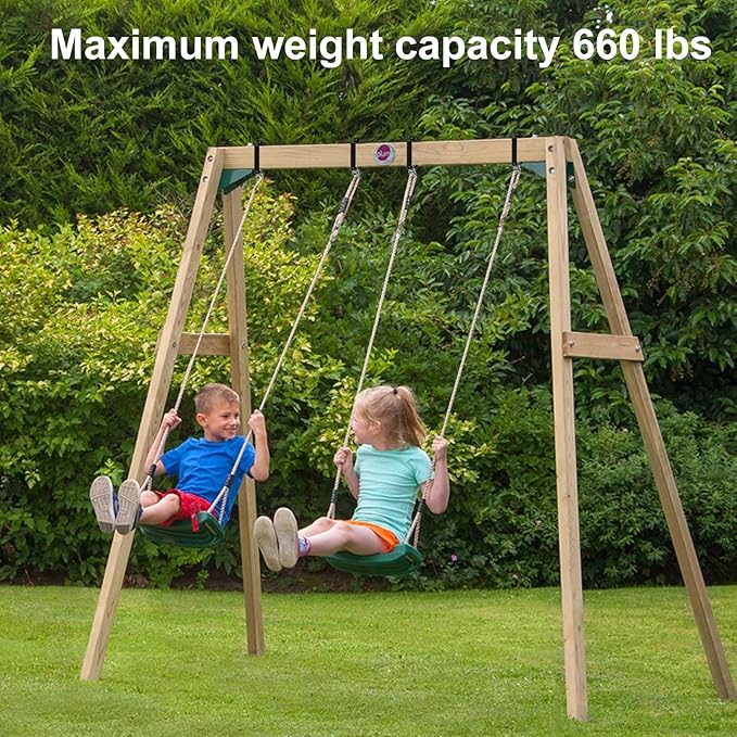Heavy Duty Swing Hangers with 180¡Æ Snap Hooks Metal Swingset Accessories Swing Set Brackets Hardware Swingset Attachments Wooden Sets Playground Porch Outdoor Indoor (Black of 2Pcs)