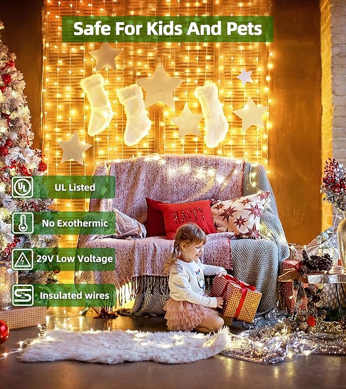 750 LED 246FT Christmas Lights Outdoor, Super Long Waterproof Christmas String Lights with 8 Modes, Christmastree Lights with Timer Memory for Fence Garden Xmas Wedding Party Decor Warm White