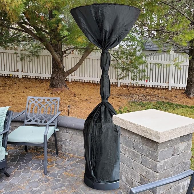 Patio Heater Covers for Standing Heater, Upgrade Windproof Fire Sense Patio Heater Cover, Propane Outdoor Heater Cover Waterproof Heavy Duty Accessoriesm, 89¡±H x 33¡±D x 19¡±B