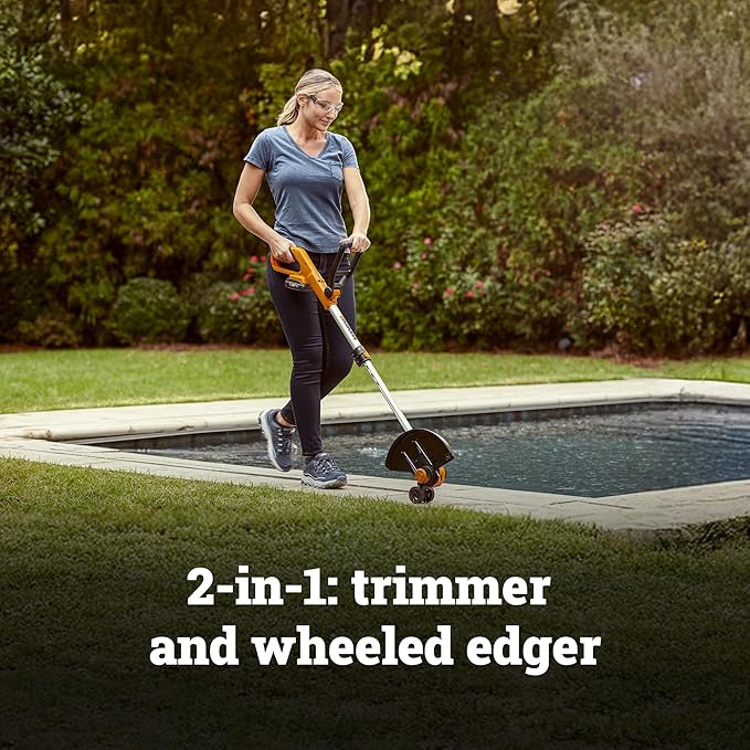 WORX 20V 12¡®¡¯ Cordless String Trimmer and 20V 360 MPH Cordless Leaf Blower Combo Kit