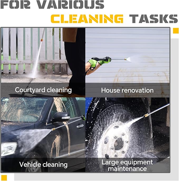 Gas Pressure Washer 3600 PSI 2.3 GPM, 212CC Power Washer with 5 Quick-Connect Nozzles, 30FT Hose & Reel, Aluminum Axial Pump, Heavy-Duty Pressure Cleaner for Driveways, Cars, Fences, Home Use