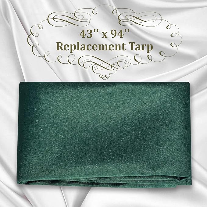 BenefitUSA Replacement Canopy Cover for Backyard Wood Playset Swing Set (43 X 94) Green