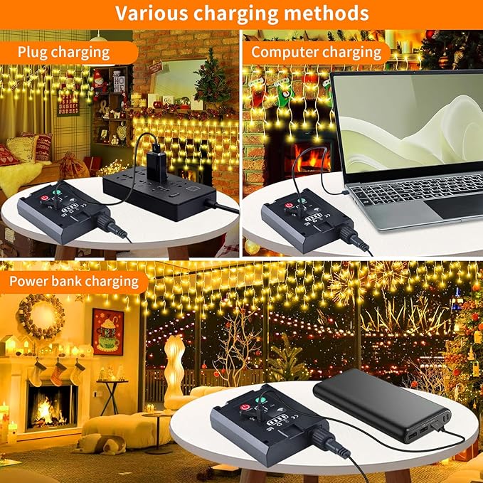 Solar Icicle Christmas Lights Outdoor 66+16Ft 660LED Icicle Lights for Outside with Connectable Rechargeable 8 Modes Remote Dimmable Fairy String Lights for Xmas Yard Eaves Balcony House Decorations