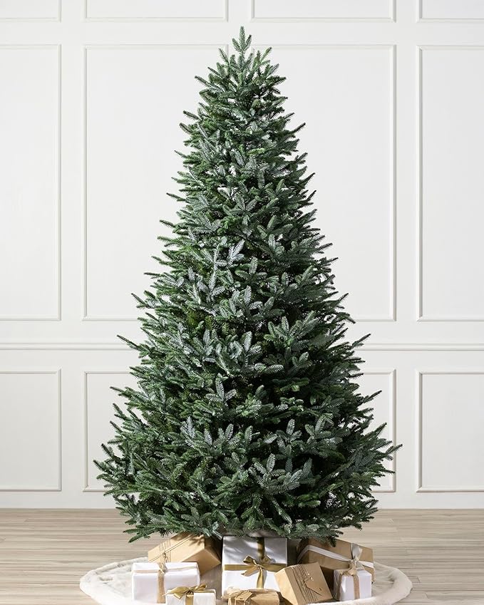 Balsam Hill European Silver Fir - Elegant Artificial Christmas Tree with True Needle Foliage Available Unlit or with LED Clear Lights, Unlit, 5'