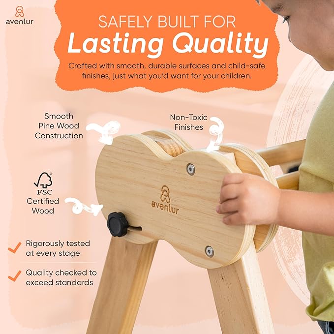 Avenlur 8-in-1 Indoor Play Gym ? Toddler Jungle Gym for Kids Ages 2?6 ? Indoor Playground Wooden Climbing Playset with Slide, Monkey Bars, Ladder, Rope Ladder, Rock Climbing, Swing, Rings, Disc Swing