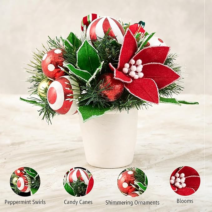 Christmas Peppermint Arrangement