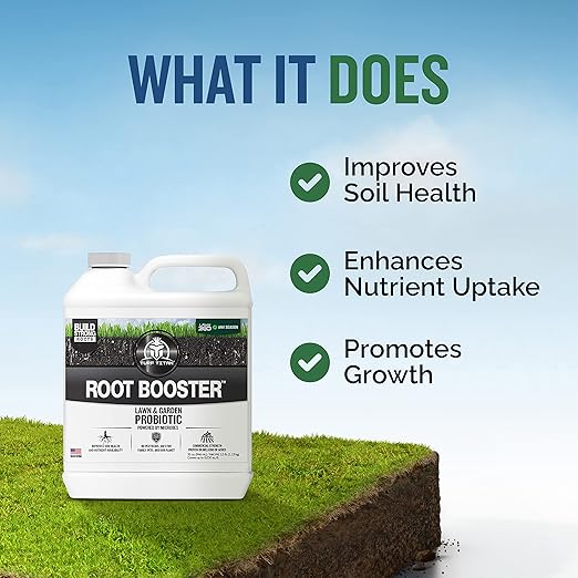 Turf Titan Root Booster ? Grass Probiotic & Garden Booster ? Natural Liquid Probiotic for Lawn Care ? Green Lawn Enhancer for Yard Maintenance ? Covers up to 8,000 Sq Ft