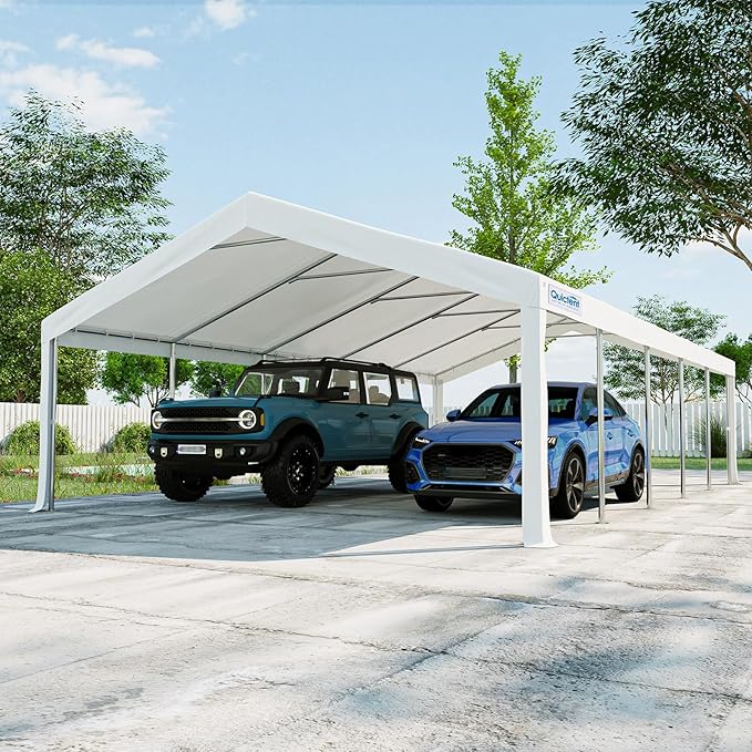 Quictent 20x30 Party Tent Heavy Duty Outdoor Canopy Tent Carport Wedding Event Shelter BBQ Wedding Tents for Parties with Storage Bags
