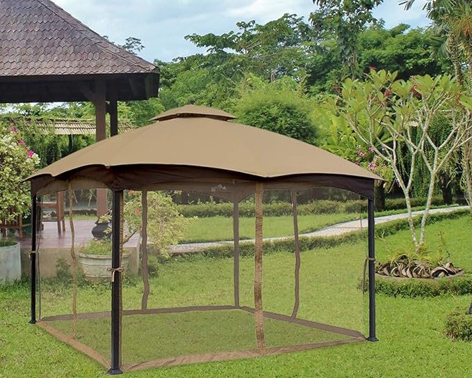 ABCCANOPY Replacement Netting Walls for 10' x 12' Gazebo, Beige