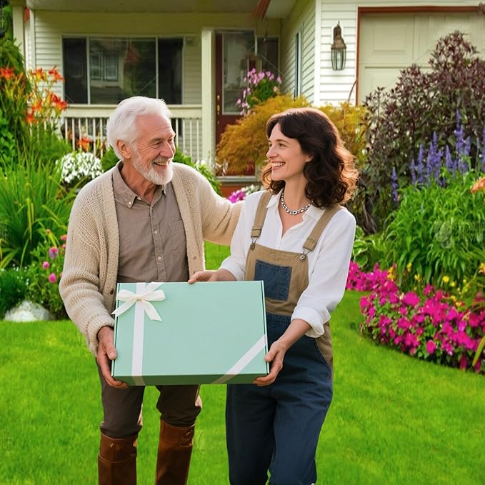 Walensee Garden Kneeler and Seat ? Foldable Heavy Duty Garden Stool with Soft Leather Kneeling Pad, Removable Tool Pouch, Sturdy Steel Frame, No Assembly, Ideal Gardening Gift for Women & Men