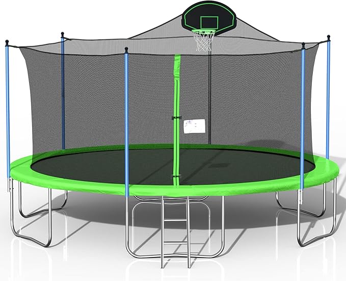 Trampoline with Outdoor Bounce Bed