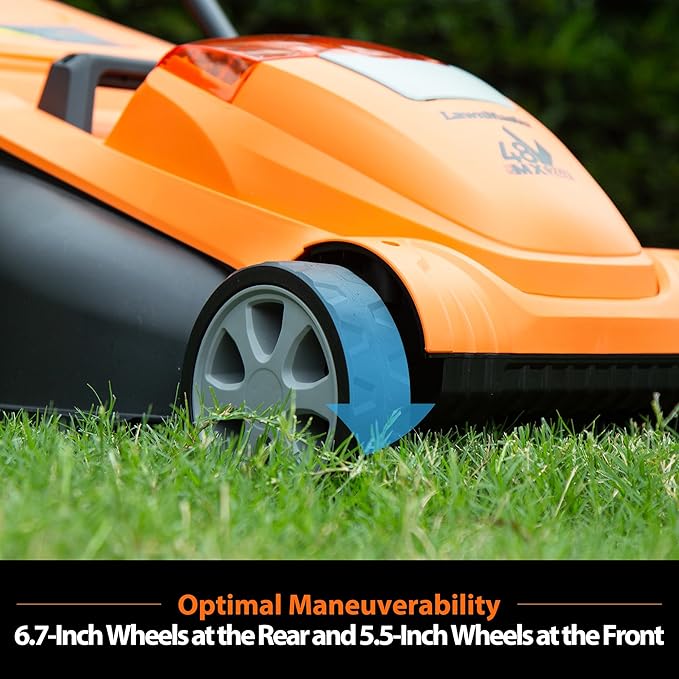 LawnMaster CLMF4815E 48V MAX* 15-inch Brushless Cordless Lawn Mower with 2X24V MAX* 4.0Ah Battery and a Dual Charger