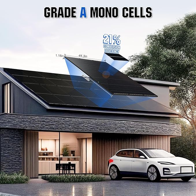 ECO-WORTHY 10000W Output Complete Off-Grid Solar Panel Kit for Home| 10KW 120V/240V Output Split Phase Inverter| 2pcs 48V 314Ah 32.2kWh High Capacity Energy Storage| 9840 Watts Solar Panel PV