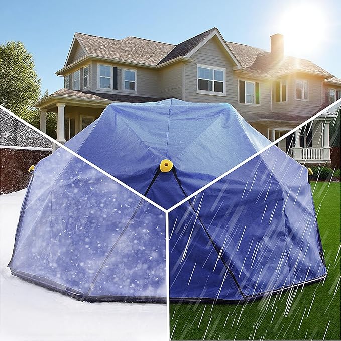 10ft Climbing Dome Canopy, UV-Resistant Play Tent Cover for Outdoor Play Equipment, Easy to Install and Washable (Canopy Only)