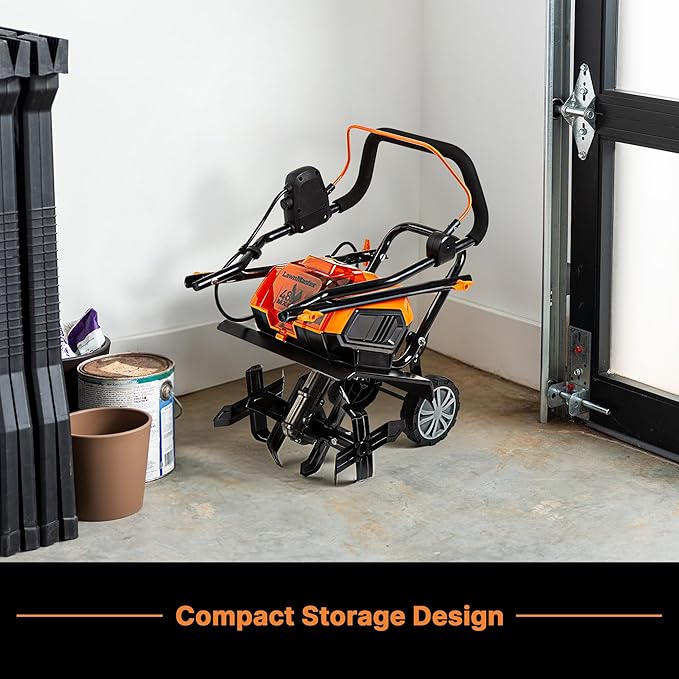 LawnMaster 48V MAX* 14.5¡± Cordless Tiller ? CLTE4814
