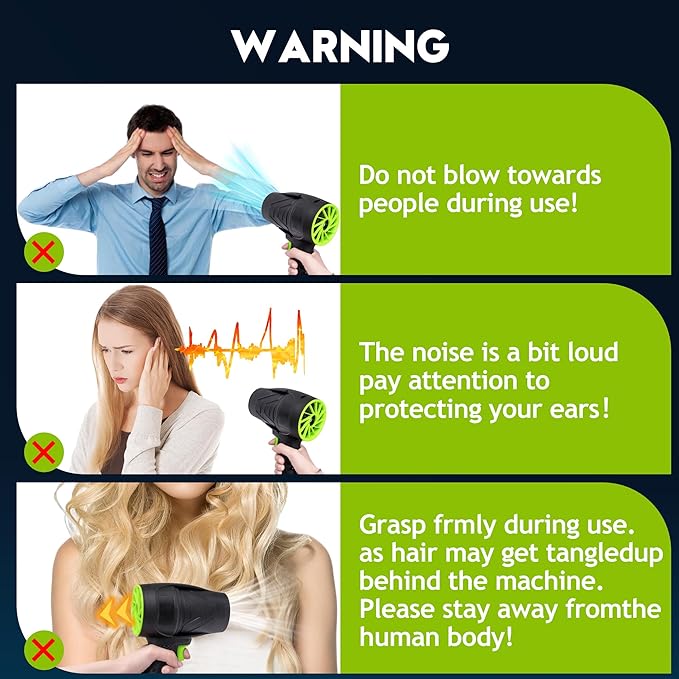 Leaf Blower Cordless, Lightweight Portable Dust Cleaner Handheld Turbo Jet Blower 600000RPM Electric Leaf Blower with 2 X 3.0Ah Batteries & Charger for Patio Cleaning, Lawn Care, Leaves, Dust, Dark