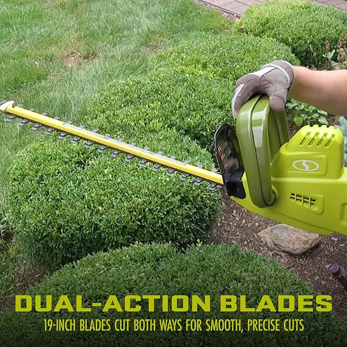 Sun Joe SJH904E Multi-Angle Telescoping Convertible Electric Pole Hedge Trimmer | 19-Inch 4.5 -Amp