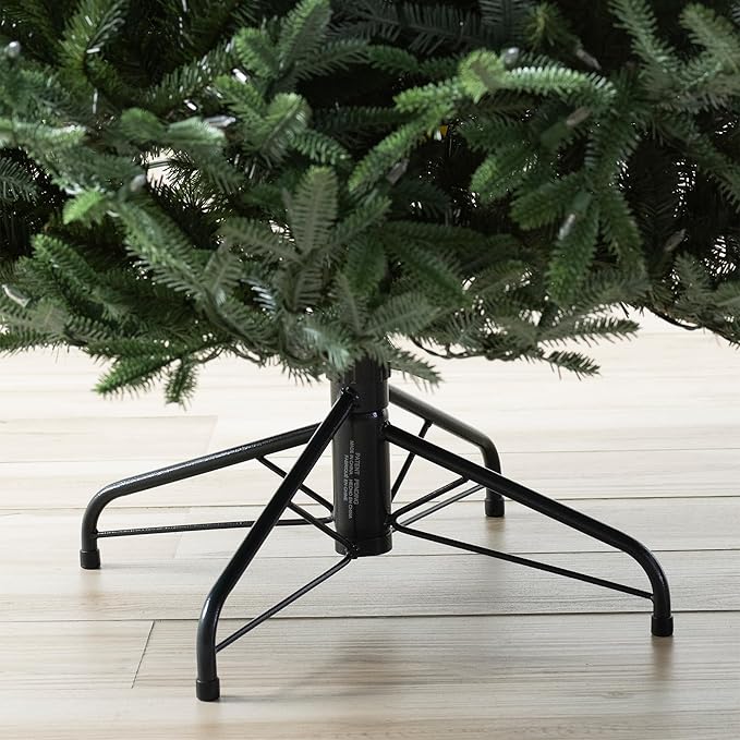 Balsam Hill European Silver Fir - Elegant Artificial Christmas Tree with True Needle Foliage Available Unlit or with LED Clear Lights, Unlit, 9'
