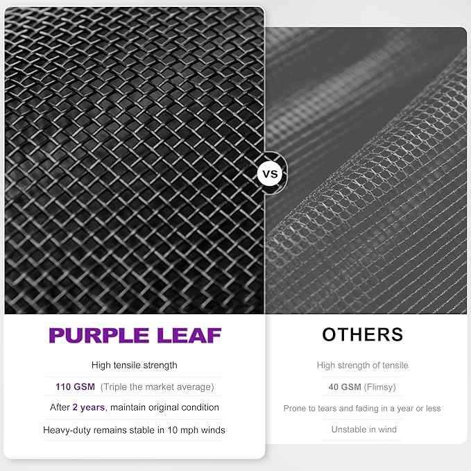 PURPLE LEAF 10’ X 12' Hardtop Gazebo Outdoor Metal Frame Galvanized Steel Double Roof with Curtains and Nettings for Patio Desk Backyard Bronze