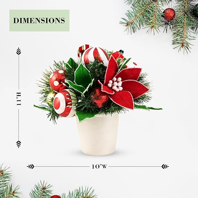 Christmas Peppermint Arrangement