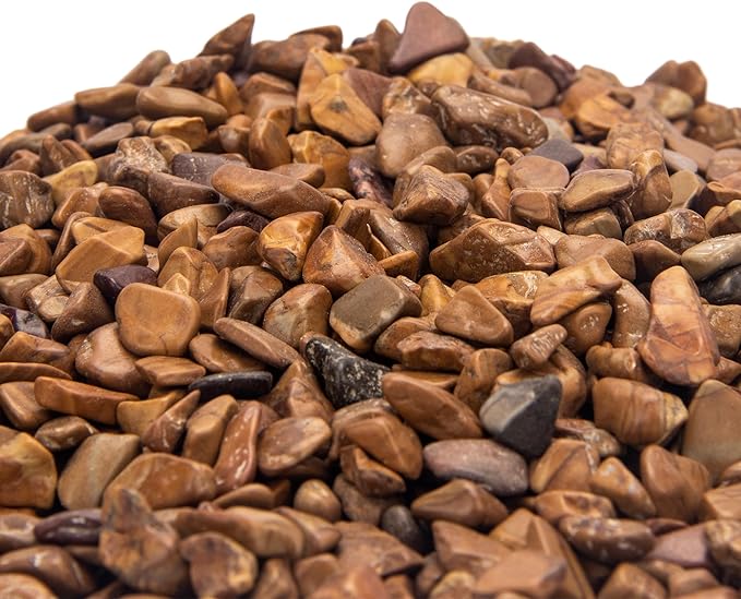 18 Pounds Wood Bean Rocks for Succulents Cactus Plants Decorative Stones Pebbles