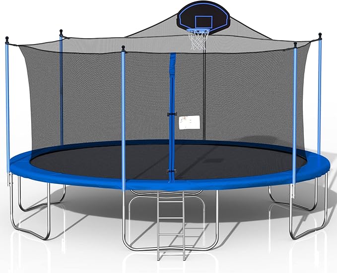 Trampoline with Outdoor Bounce Bed