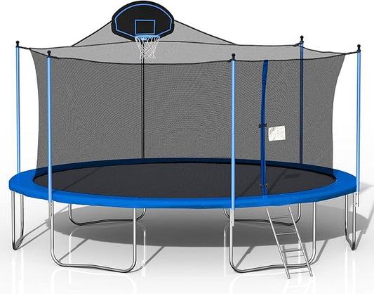 Trampoline with Outdoor Bounce Bed