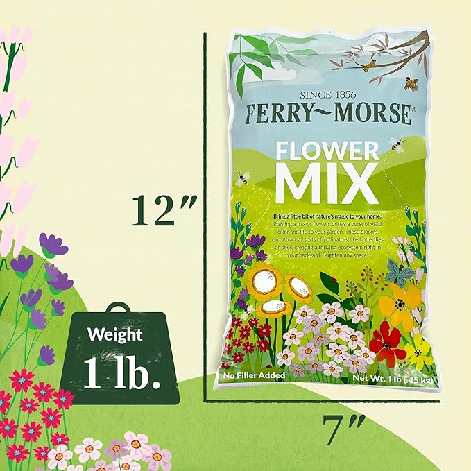 Ferry-Morse Bee Feed Mix Bulk Wildflower Seeds, 1lb