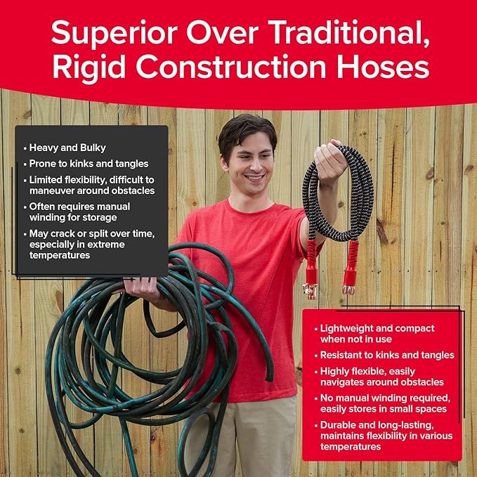 Pocket Hose Copper Head Expandable Garden Hose 75ft with Pocket Pivot, No Tangles, AS SEEN ON TV, 360¡Æ Swivel, Tri-Tex Tubing, Force Field Jacket, Lead-Free, No-Kink, Anti-Burst w/APT