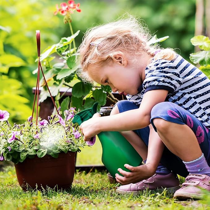 Kids Gardening Tools Set,8Pcs Wheelbarrow Set for Kids with Shovel, Rake, Leaf Rake,Summer Outdoor Backyard Farm Digging Weed Toys Beach, Sand, Garden Play Set Birthday Gift for Boys Girls