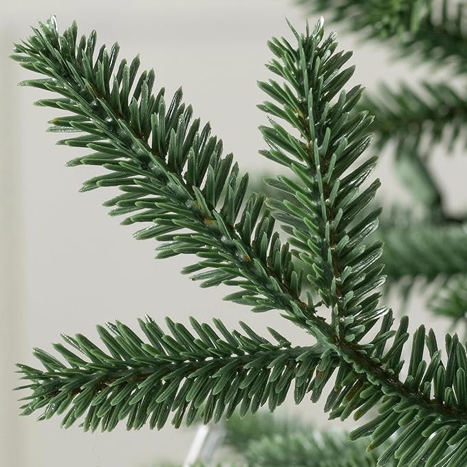 Balsam Hill European Silver Fir - Elegant Artificial Christmas Tree with True Needle Foliage Available Unlit or with LED Clear Lights, Unlit, 8'