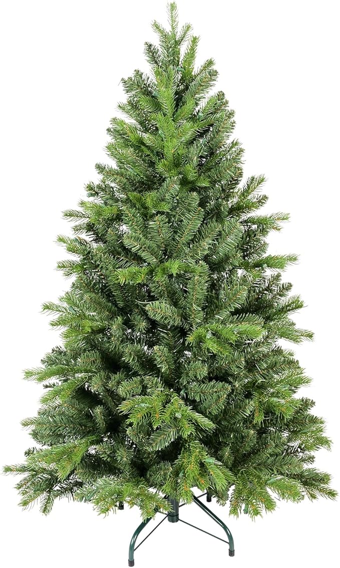 4ft Artificial Christmas Tree,North Valley Spruce Xmas Tree Easy to Assemble for Home Decoration Holiday Celebrations
