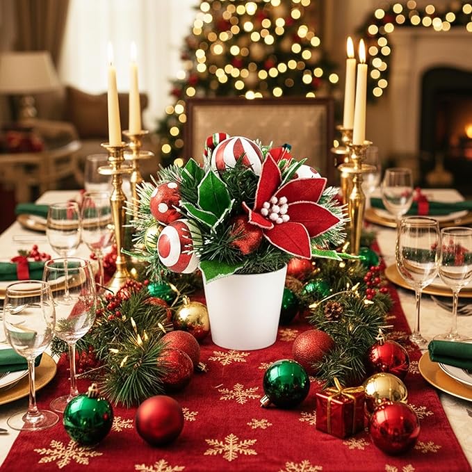 Christmas Peppermint Arrangement