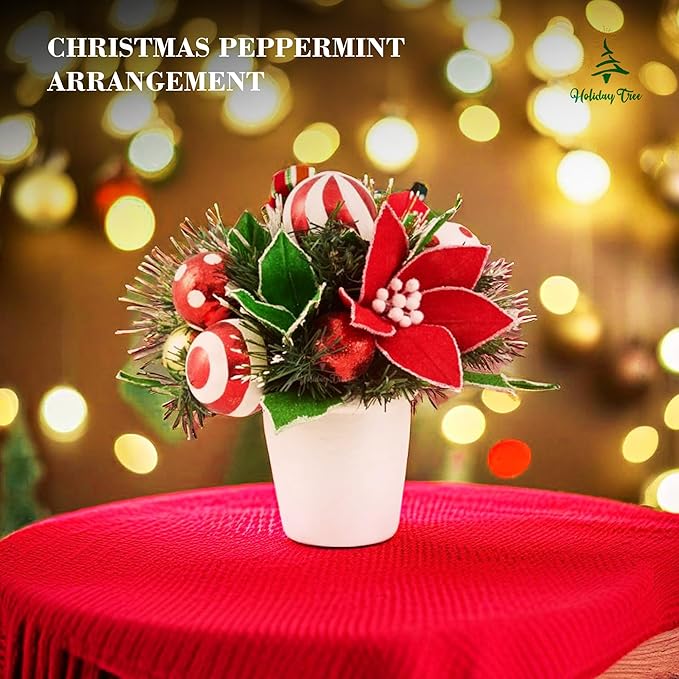 Christmas Peppermint Arrangement