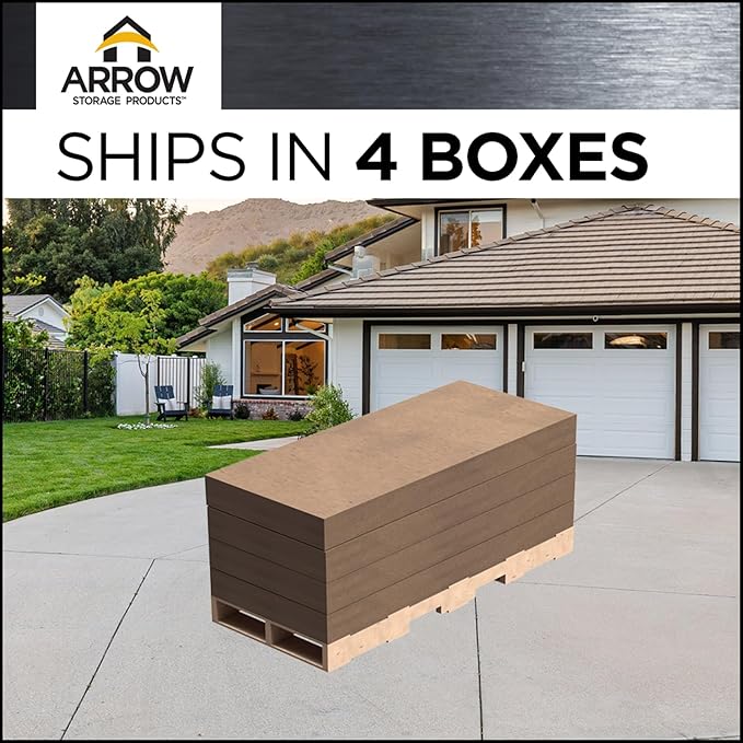 Arrow Shed 10' x 15' x 9' Galvanized Steel Multi-Purpose Shade and Shelter Carport, Eggshell Finish