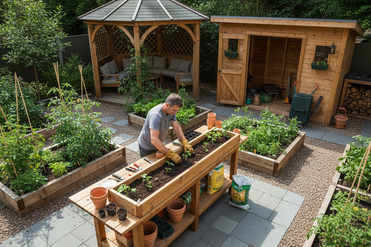 정원 작업 공간