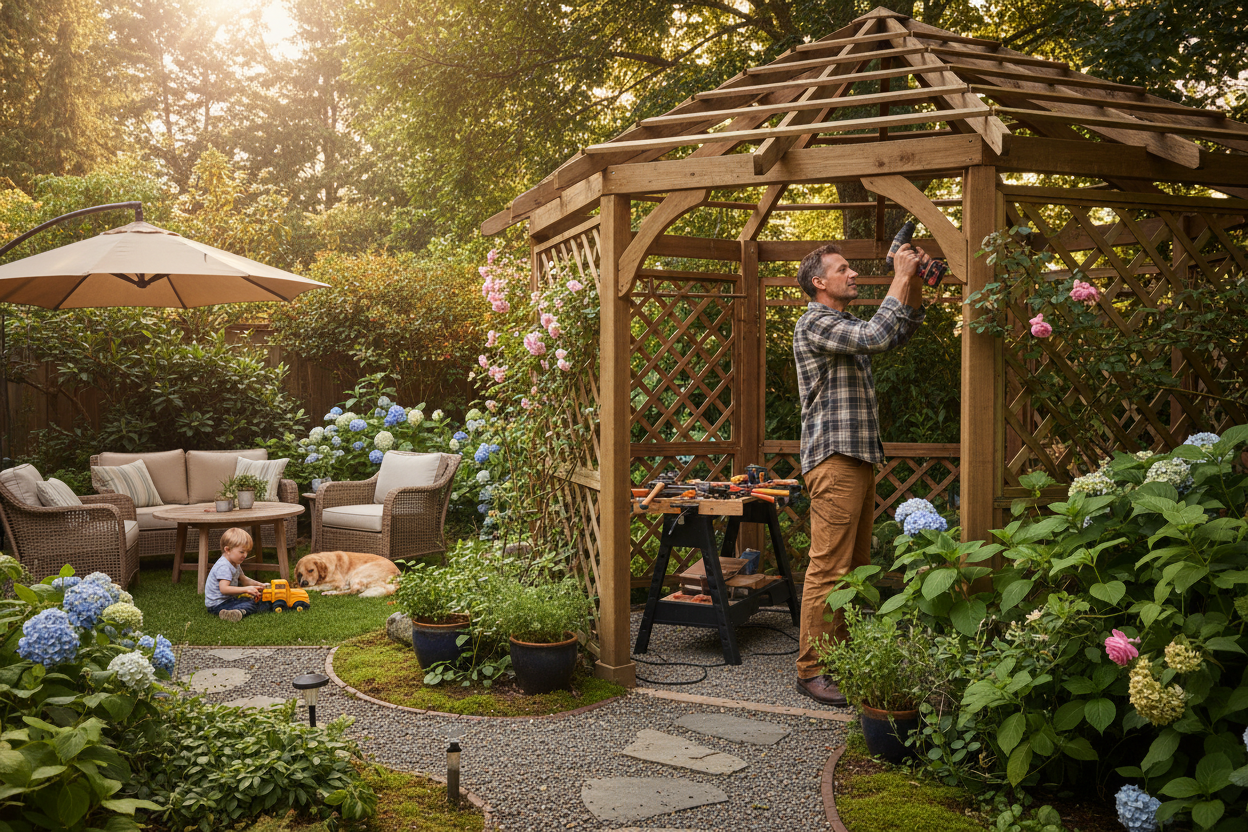 아빠의 정원 - 가제보 작업