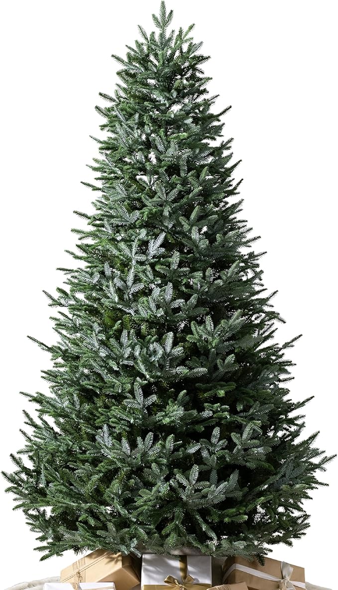 Balsam Hill European Silver Fir - Elegant Artificial Christmas Tree with True Needle Foliage Available Unlit or with LED Clear Lights, Unlit, 5'
