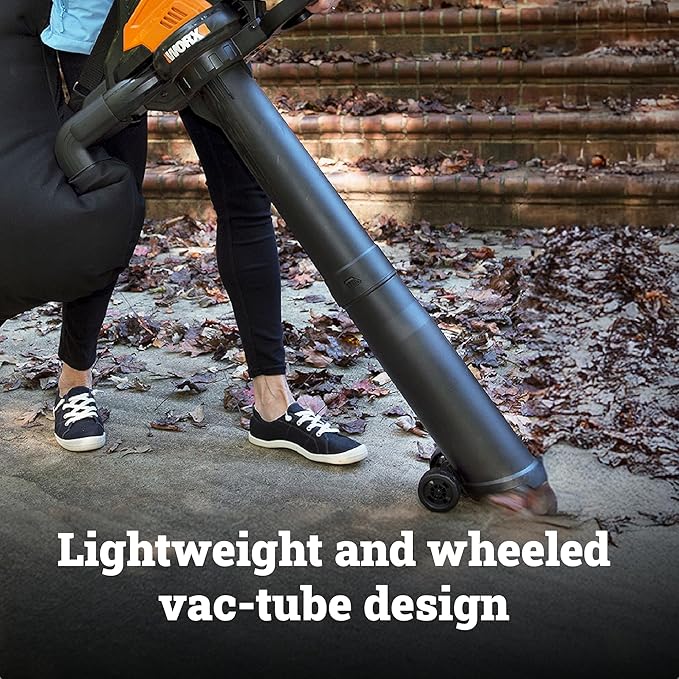 WORX Cordless Leaf Blower, 3 in 1 Blowers for Lawn Care with Leaf Vacuum & Leaf Mulcher, Electric Blower with Brushless Motor & 2 Speed Control, 2 ¡¿ 4.0 Ah Batteries & Charger Included, WG583