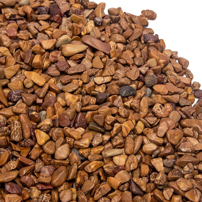 18 Pounds Wood Bean Rocks for Succulents Cactus Plants Decorative Stones Pebbles