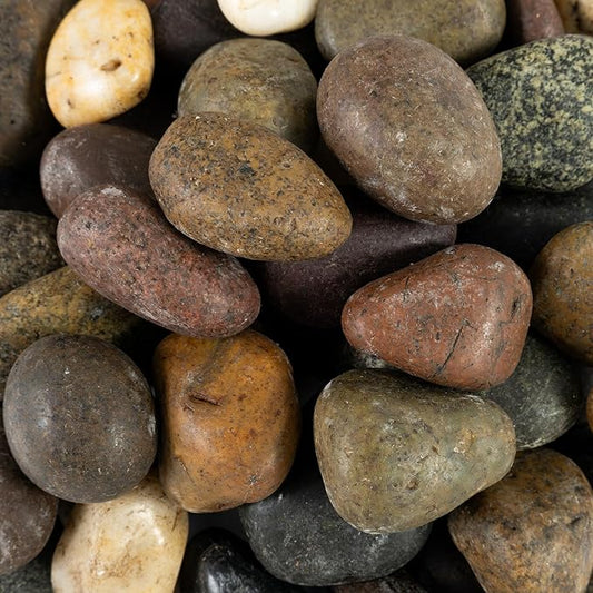 MSI Decorative Polished Mixed Pebbles, 0.7 inch - 1.2 inch, 40 lb. Bag